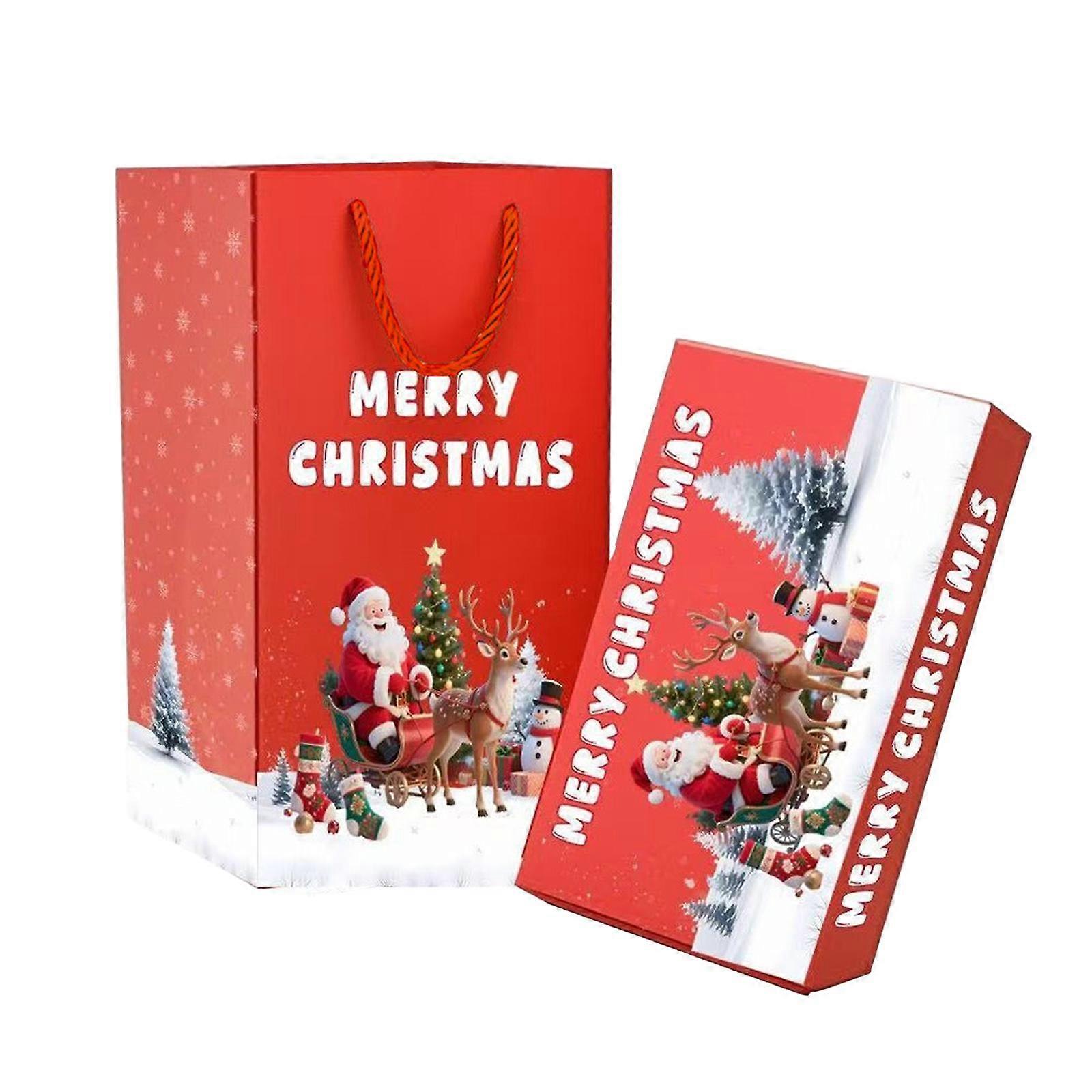 Christmas Gift Box Creative Decoration Folding Bouncing case Bouncing Money Box