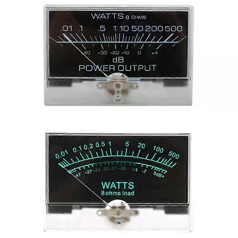 12-16V VU Meter Analog Panel Audios Level Meter Blue Backlights No Need Driver for Power Amplifier Digital Power-Meter