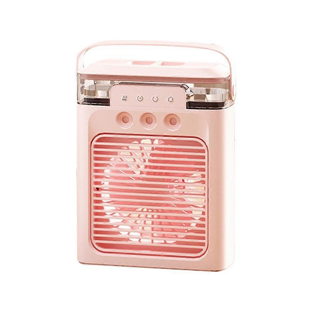 Desk Air Cooler Fan USB Portable With Multicolor LED Modes For Nightstand And Desk Coffee Table