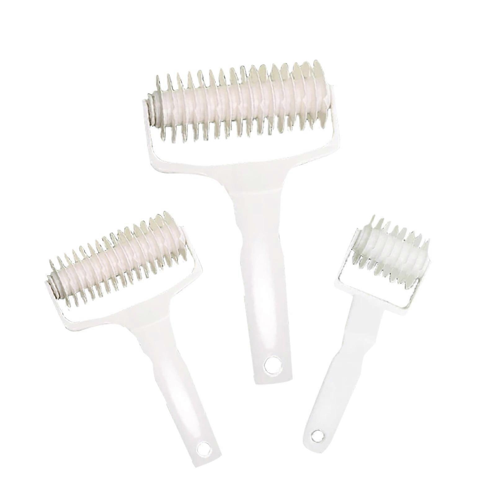Yakbaofuo 3PCS Roll Smooth Lattice Roller CutterCookie Pie Pizza Baking Tool Deep Pour Resin Bulk