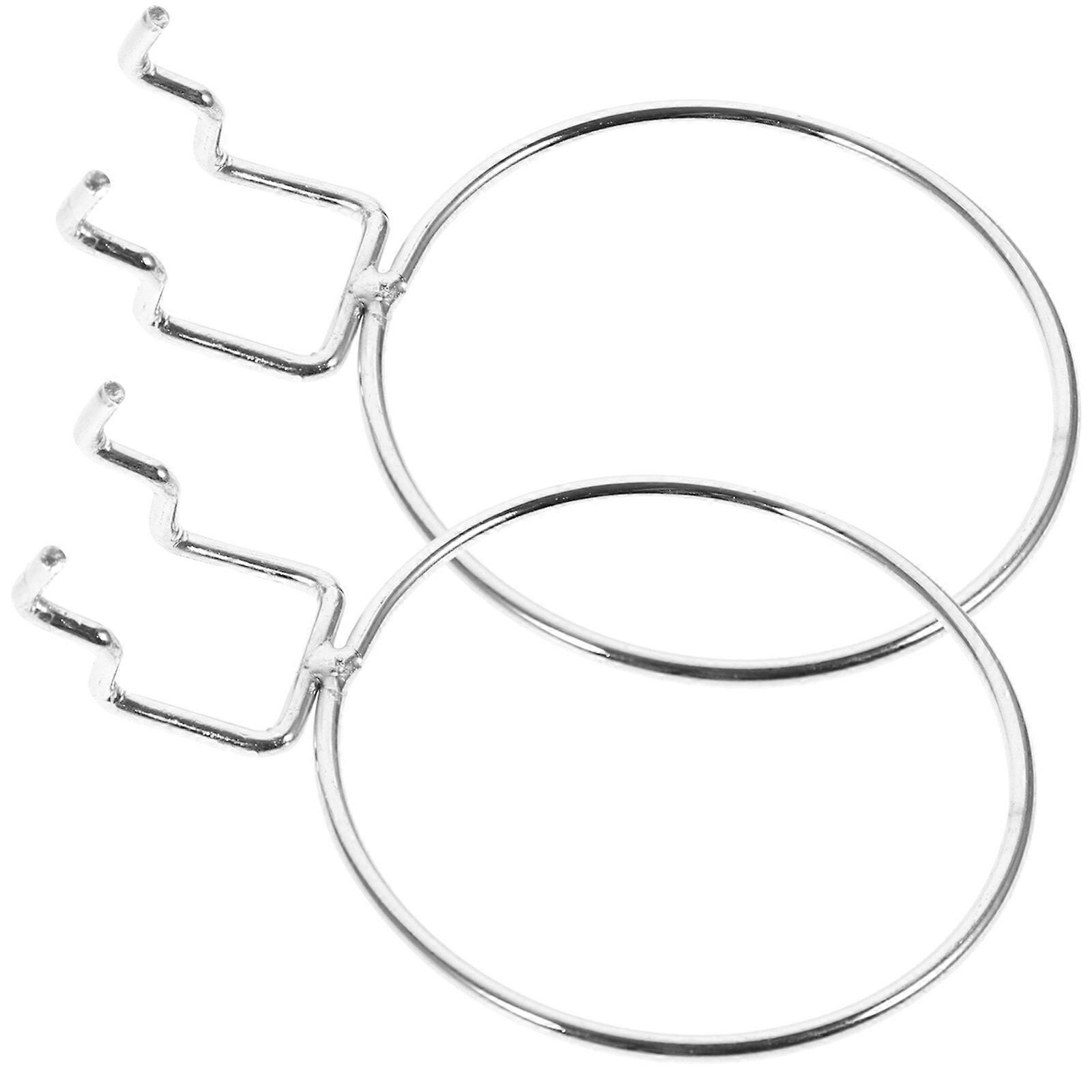 2 Pcs Hook Peg Board Pegboard for Garage Utility Hooks Display Pegs Heavy Stainless Steel