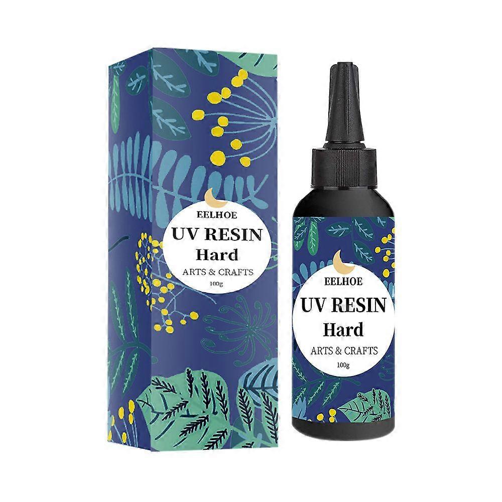 Eelhoe High Transparency Uv Resin Drop Glue (100G) Diy Nail Art Cochlear Uv Invisible Glue Quick-Drying Drop Glue