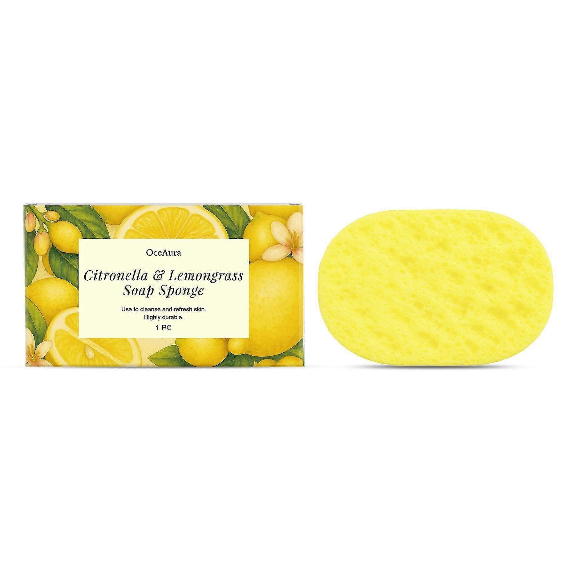 Oceaura Bath Sponge Soft Elastic Reusable Cleaning Daily Bath Three-Dimensional Bath Sponge