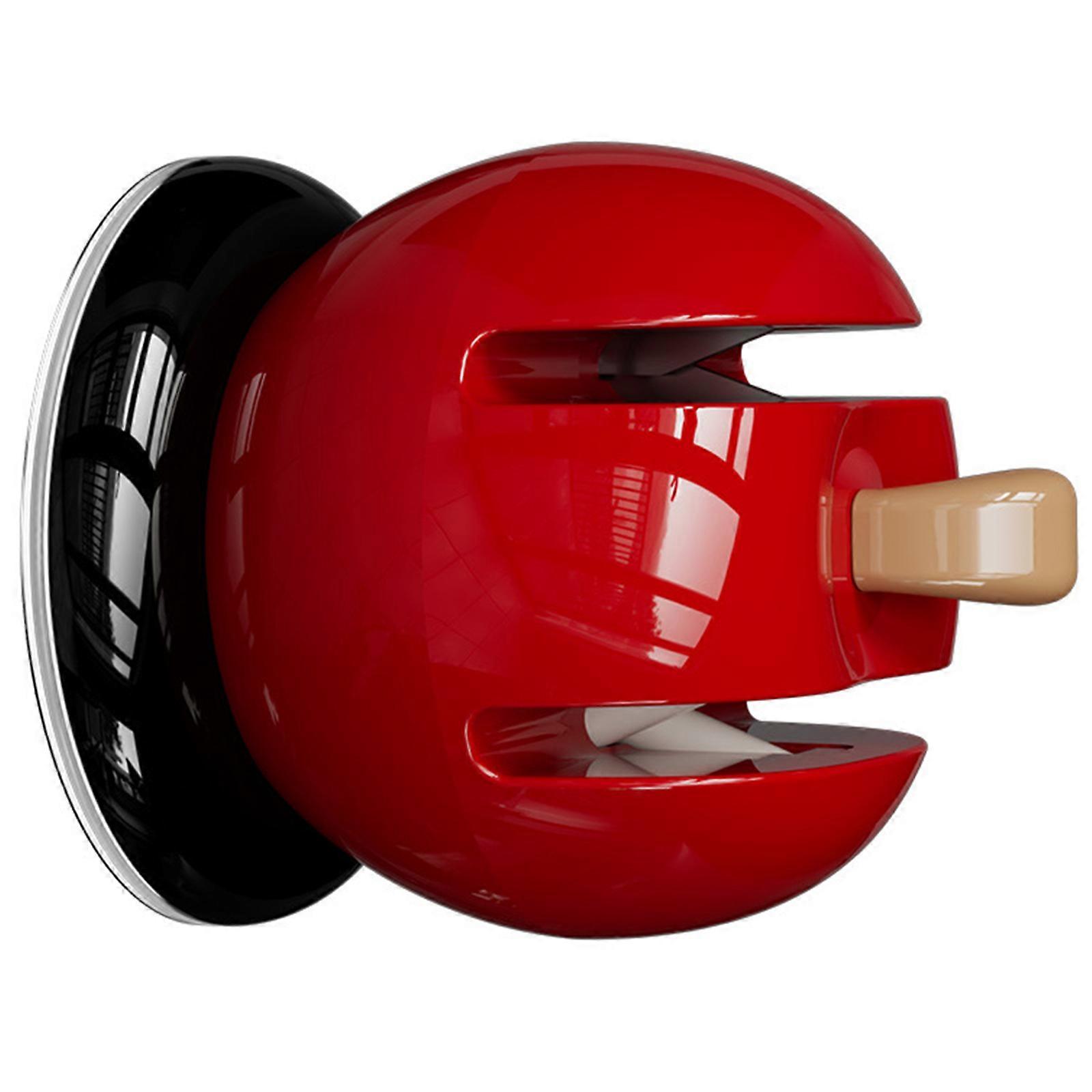 Suction Cup Cutter Sharpener Fruit Shaped Quick Sharpening Tool for Precisions Edges Scissors Tool Quick Sharpener  Red