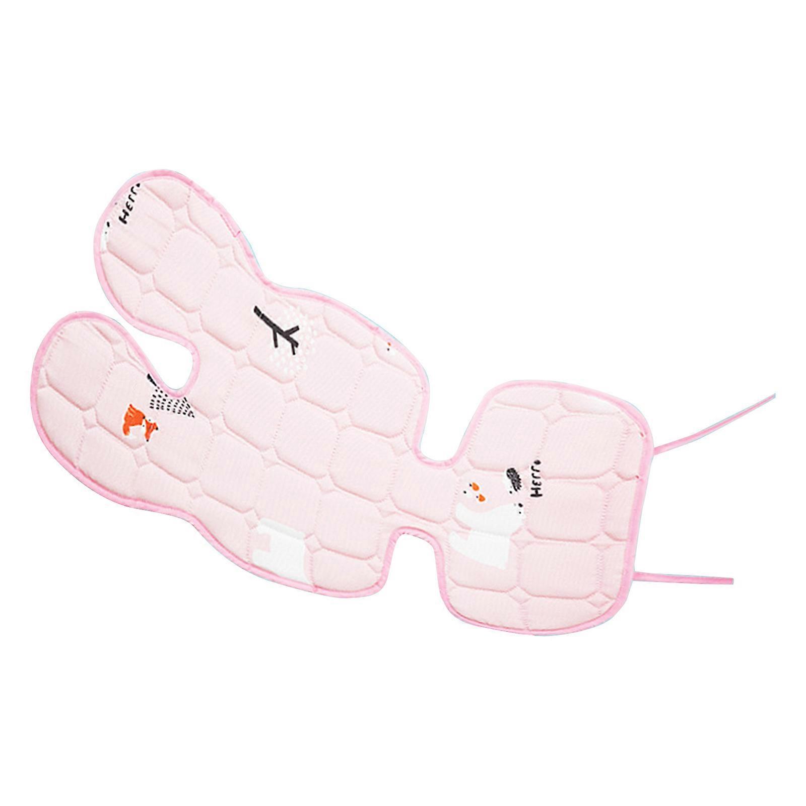 Ice Silk -jäähdytystyyny Kesäiset turvaistuimet Jäähdytystyyny Kevyt rattaiden jäähdytystyyny Univeral Jäähdytys ulkoiluun vaaleanpunainen