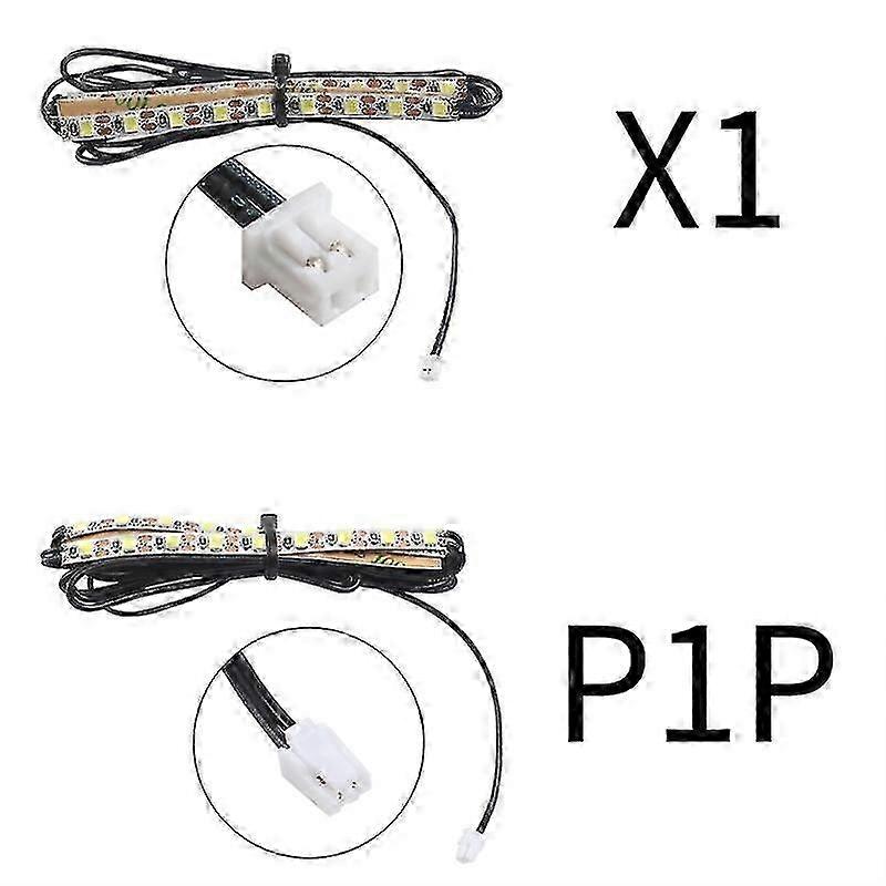 LED Lights Strips For BambuLab X1/P1P Waterproof Lighting 3D Printer Accessories