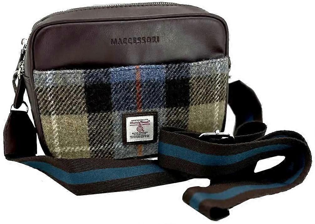 Maccessori Harris Tweed Camera Bag - Brown/Grey