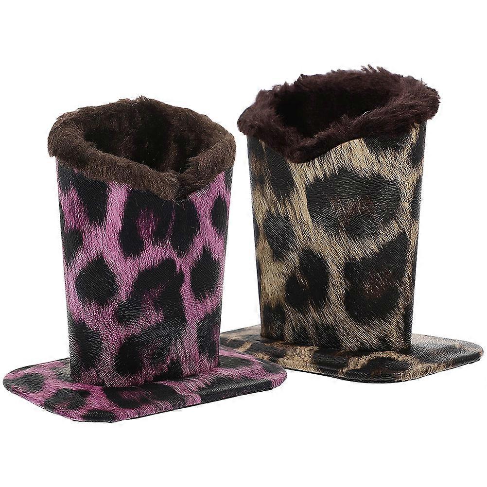 Plush Glasses Holder Stand for Storage 2Pcs Eyeglasses Holder