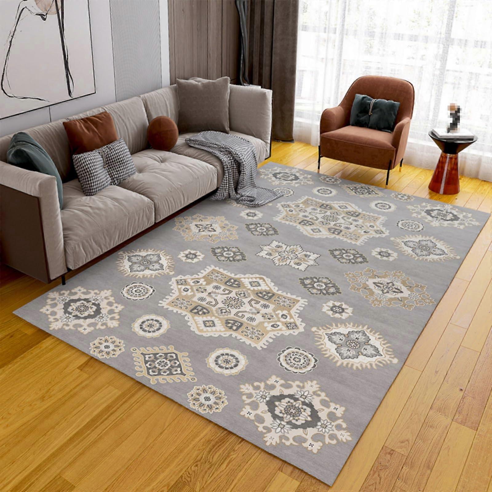 Electric Heated Carpet with Adjustable Temperature, Fast Heating Graphene Heating Mat 160x240cm
