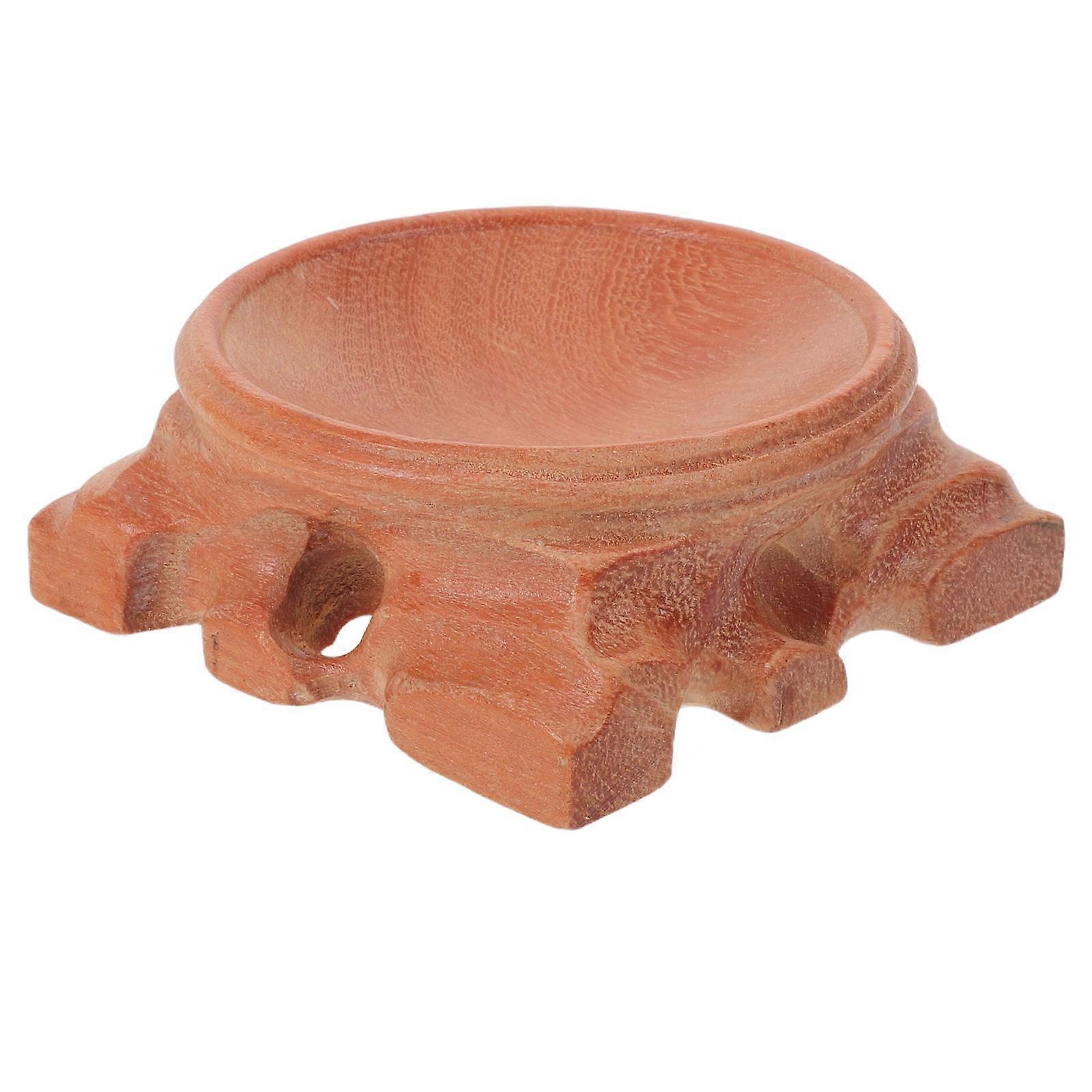 Crystal Ball Display Stand Wooden Sphere Holder for Stable Support