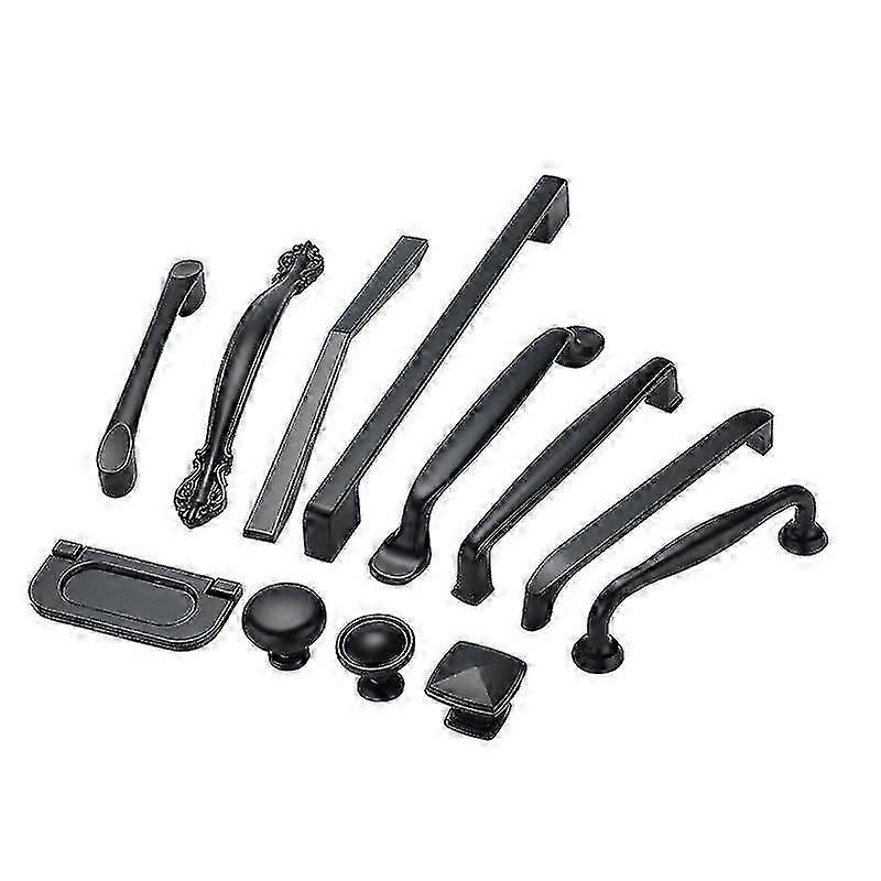 5pack مقبض خزانة سوداء مقبض خزانة المطبخ مقبض باب خزانة مقبض مقبض المطبخ الأسود مقبض درج أسود