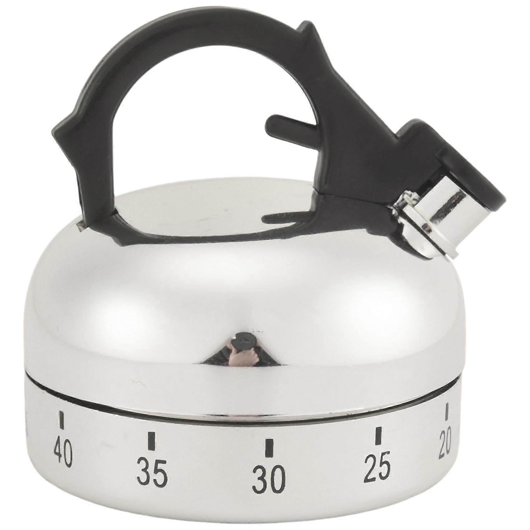 60 Minute Counting Teapot Shaped Kitchen Cooking Alarm Clock Timer Mechanical