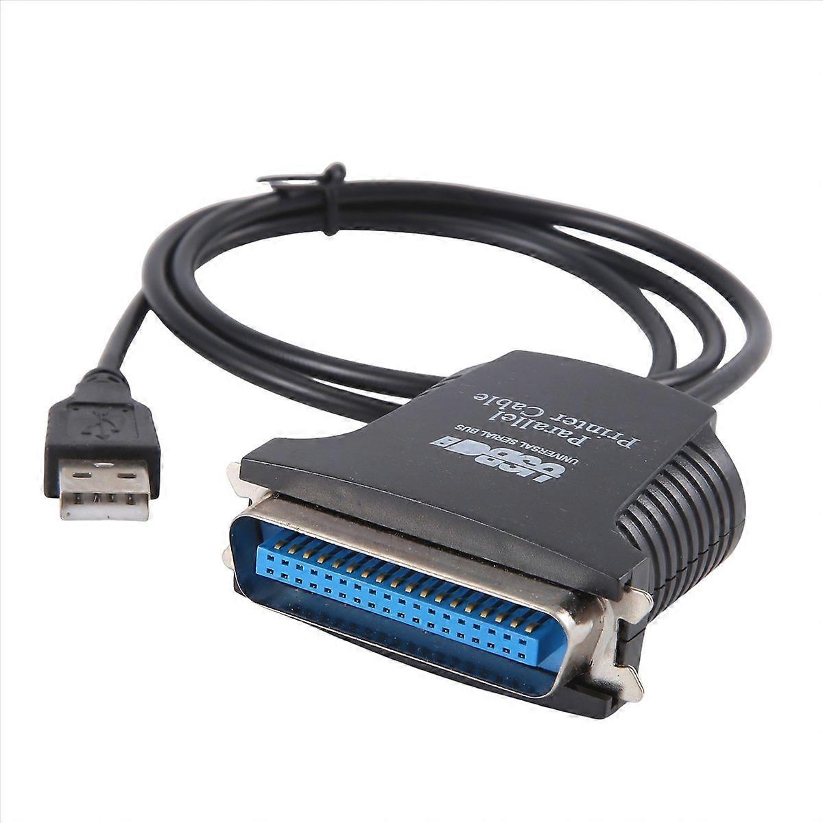  Parallel Port DB36 Printer USB Converter Adapter Black