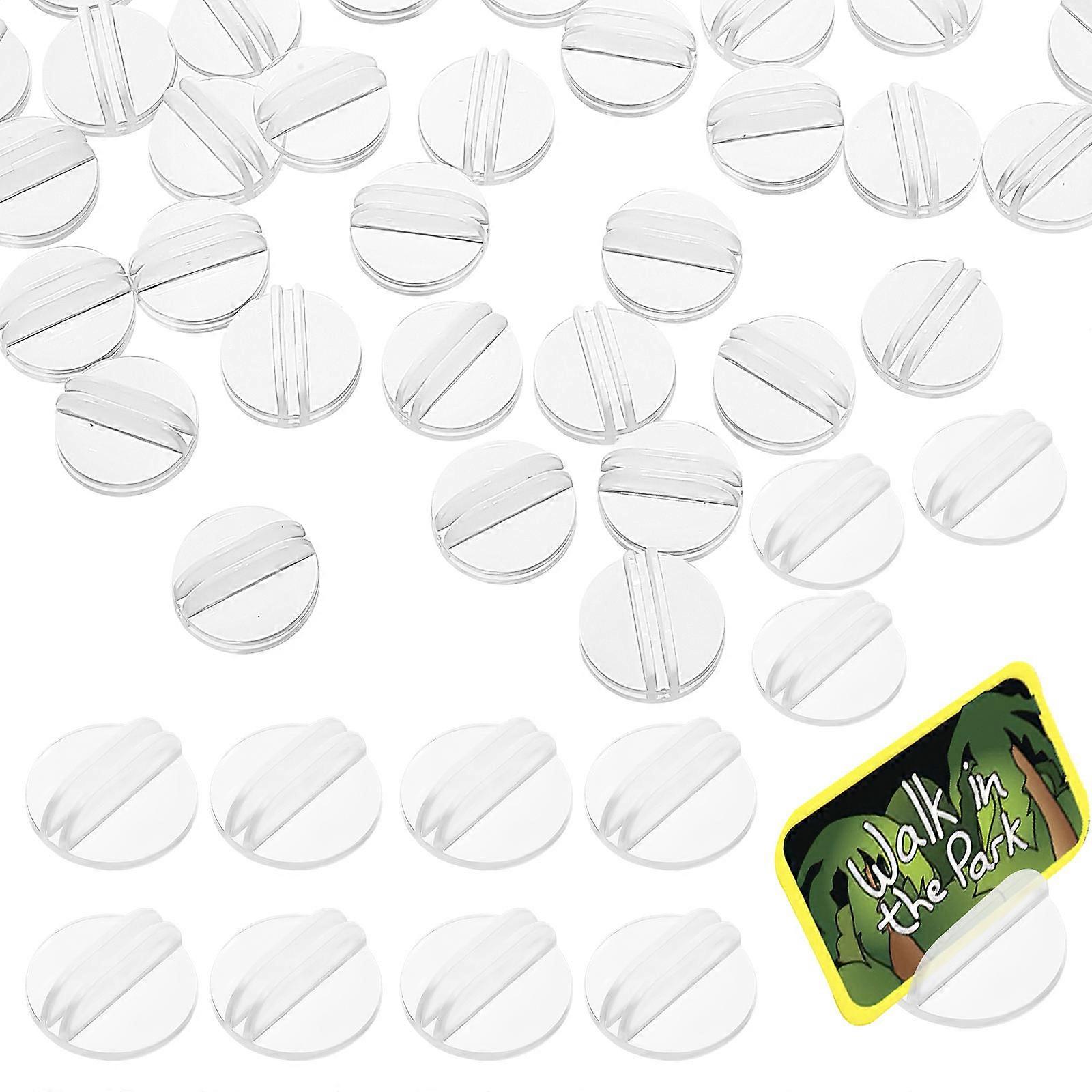 50pcs Paper Board Card Holders Game Card Stands Playing Card Holders for Adults