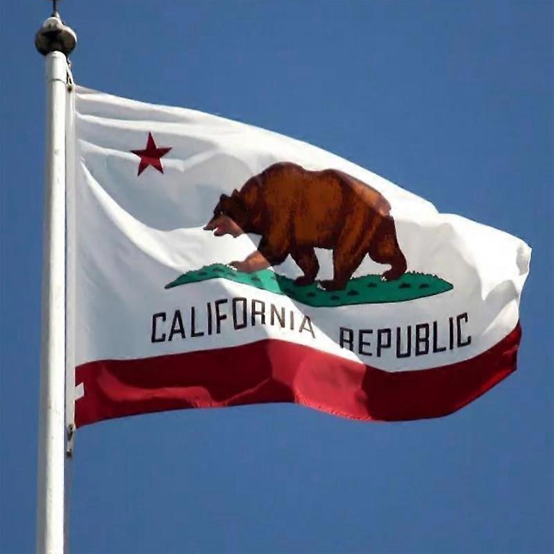 California flag, polyester, 90*150cm, California flag size 4 polyester flag.
