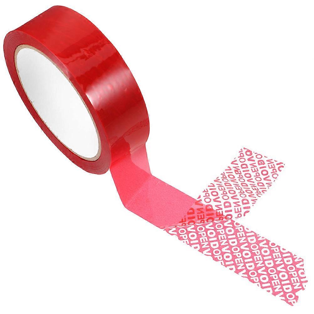 Red Tamper Proof Tape Durable Pet Tamper Tape for Use 6Pcs Room