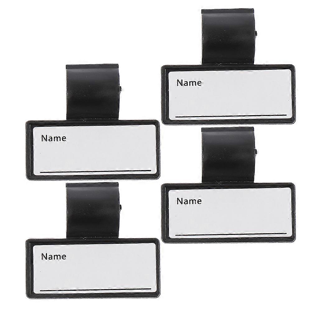 Name Tags Identification Clips for Medical Tool 4Pcs