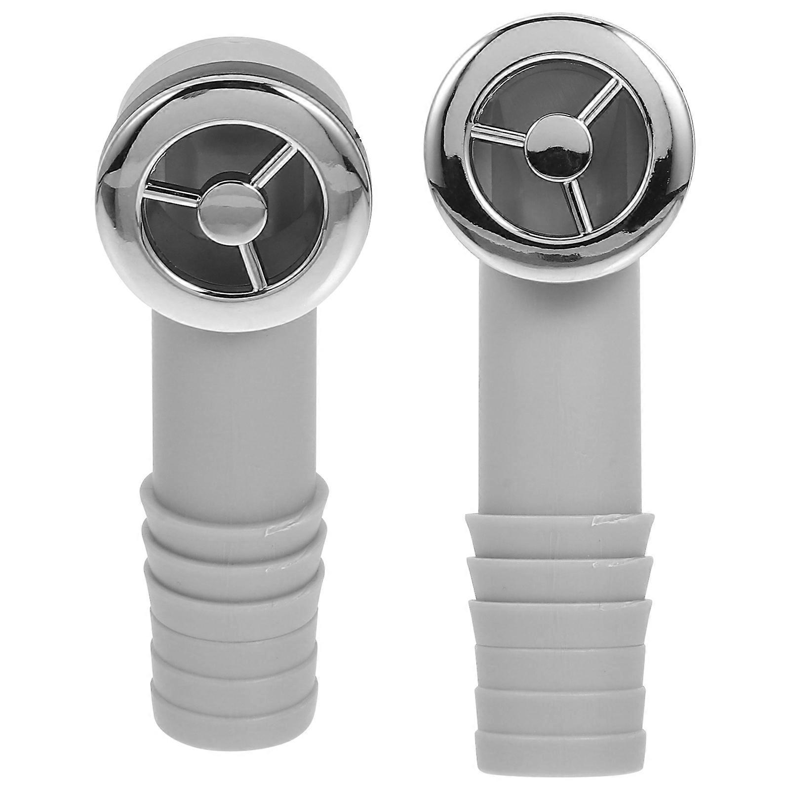 Overflow Pipe for Extending Sink with Silicone Gasket 2Pcs Set