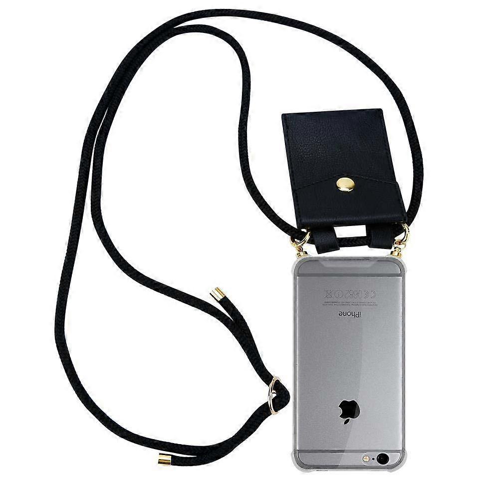 Mobile Phone Chain for iPhone 6 PLUS / 6S PLUS Silicone Protective Case - Cord with Golden Elements