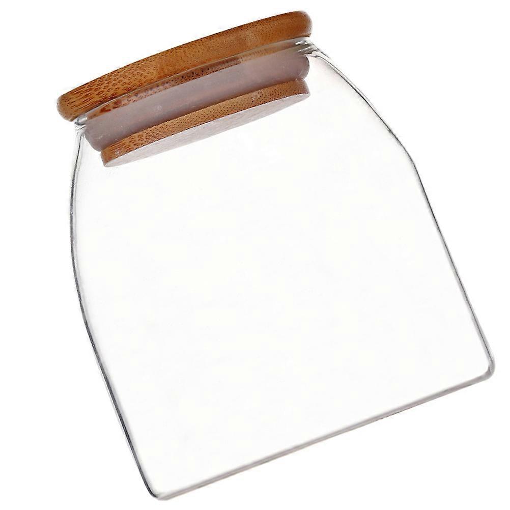 Glass Tea Jars Kitchen Storage Container for Food Storage 2Pcs