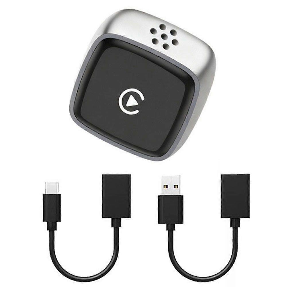 Wireless Carplay Adapter Carplay Box Wired to Wireless 2in1 Carplay/Andriod Auto for IPhone Android Plug N Play