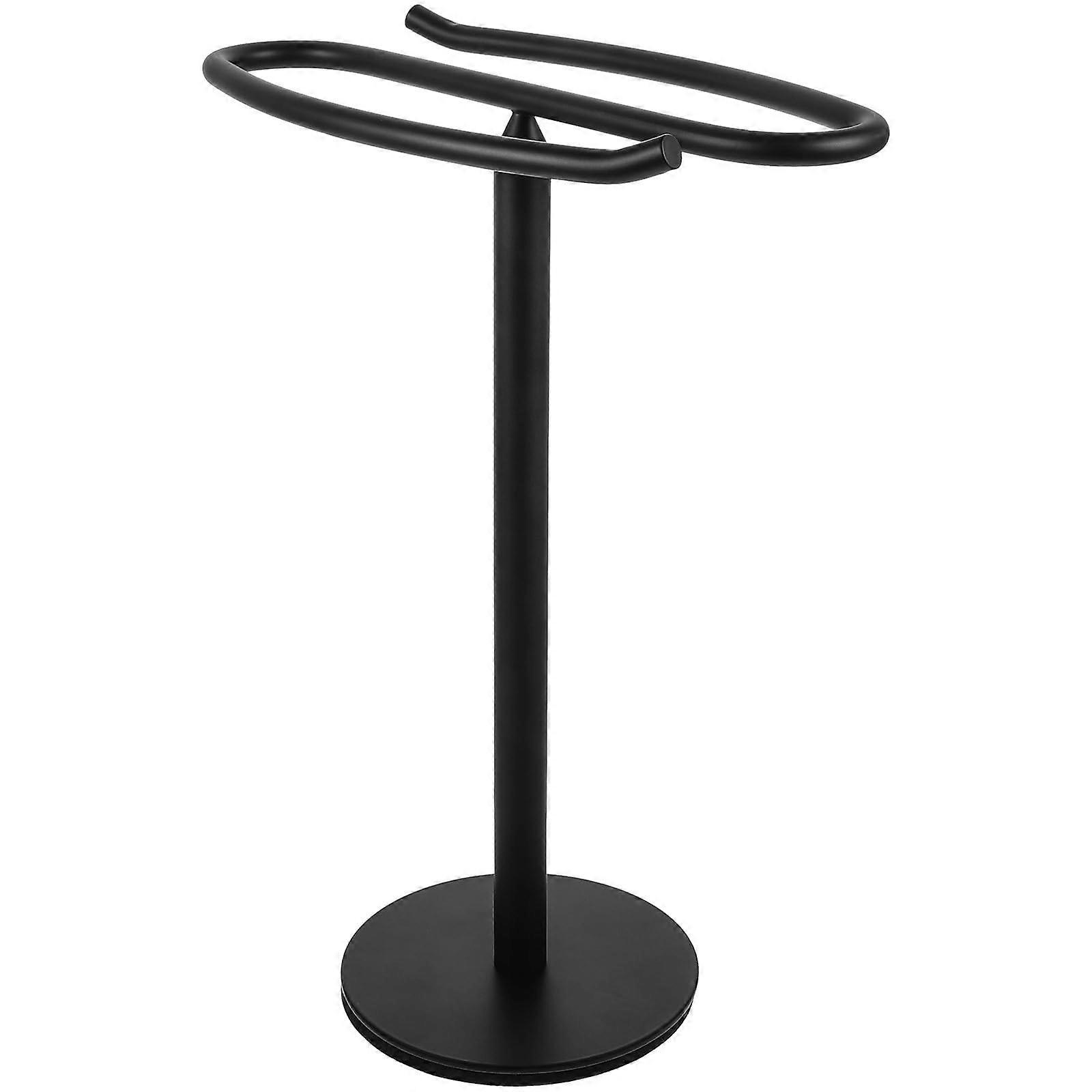 Stainless Steel Countertop Towel Rack SpaceSaving Freestanding Bathroom Holder for Multiple Towels