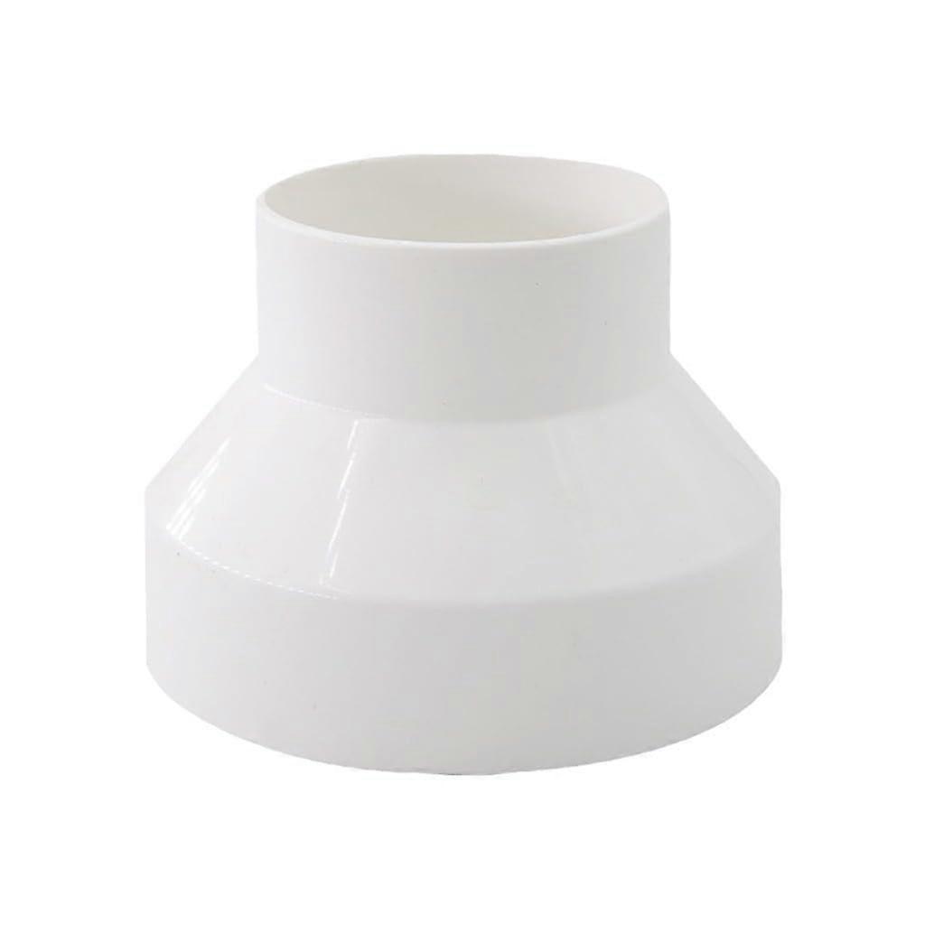 Pipeline Reducers ABS Material Pipe Adapters White A006 HVAC Pipe Connectors for Online Ventilation Systems