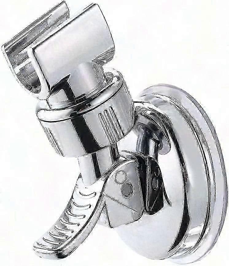 Universal Shower Head Holder - Suction Cup Wall Mount Handheld Shower Bracket With Adjustable Slider