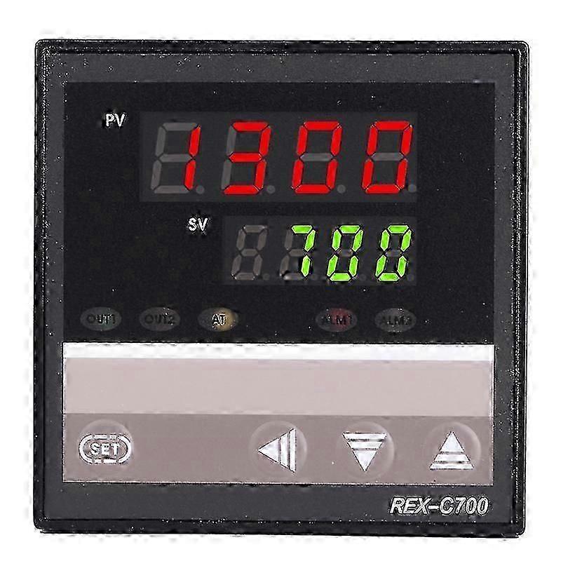 1PCS AC 220V Oven Temperature Controller RKC REX-C700 Thermocouple/PT100 Input Relay Output 72*72mm