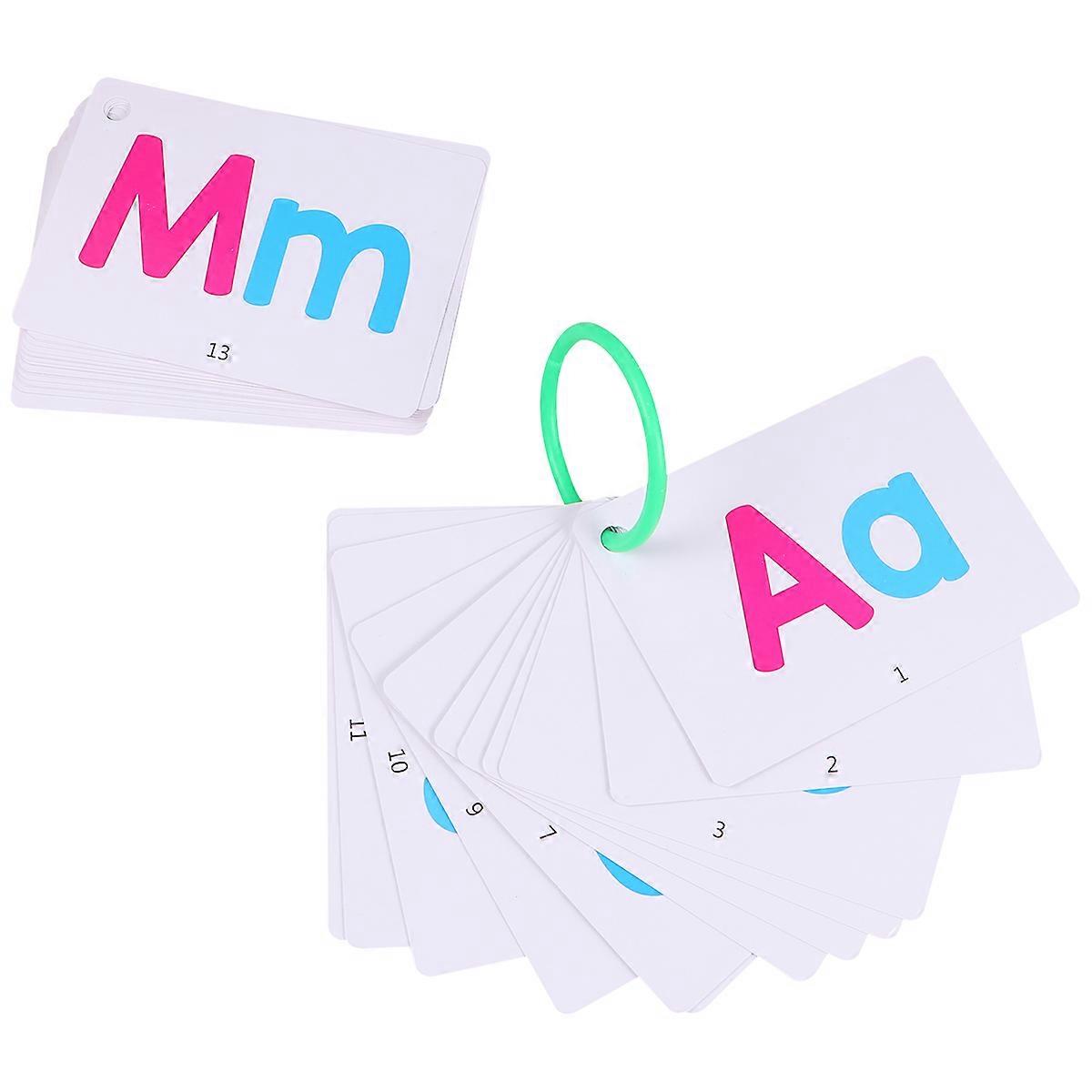 Kids Educational Toy Cognitive Learning Cards for 2Sets Early Education