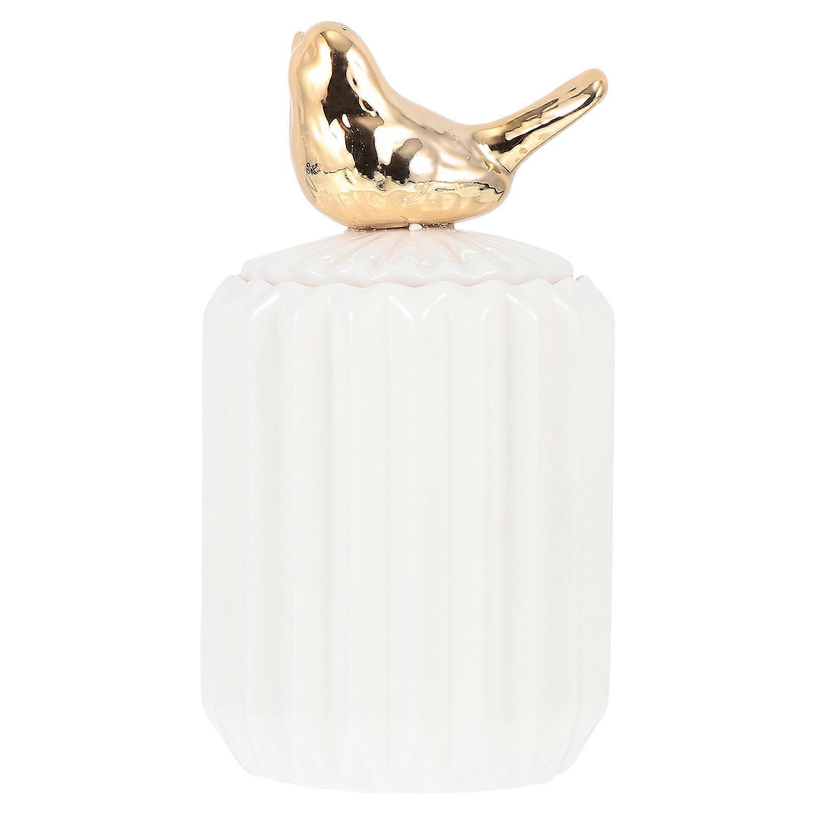 Ceramic Food Sealing Jar for Kitchen Use 1Pcs White Storage Container