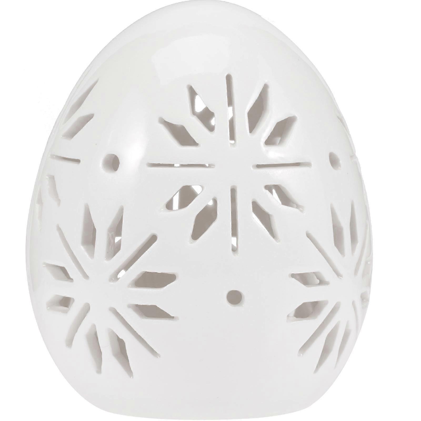 LED Lamp Ceramic Easter Egg Lamp for Decoration Easter Ornament