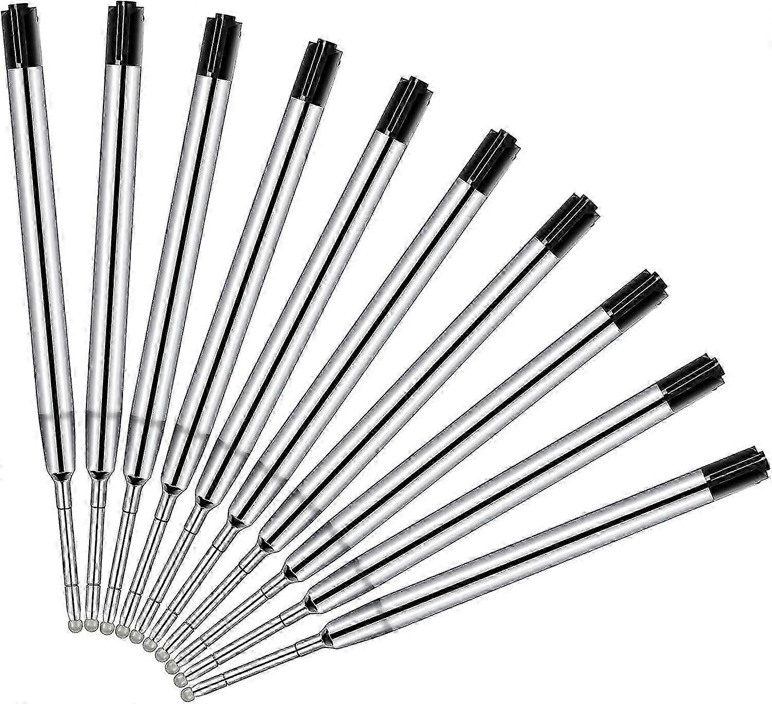 10 pcs Ballpoint Pen Refill, Medium Line Universal Refills, Pen Refill, Medium Point 1.0MM 2025