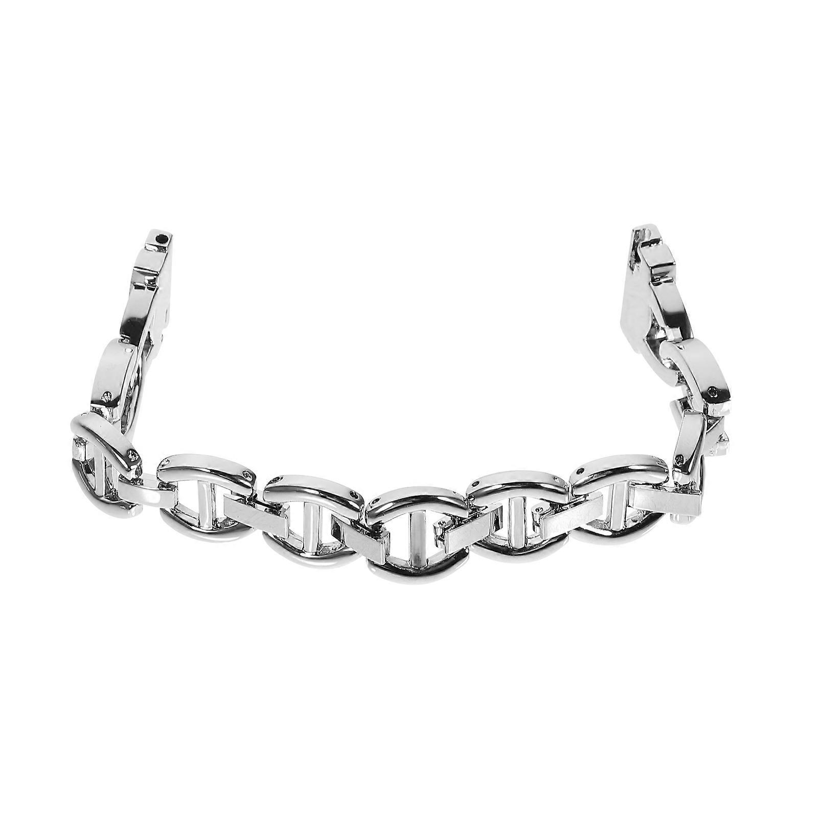 Silver Watch Strap for Active2 with Comfortable Metal Band