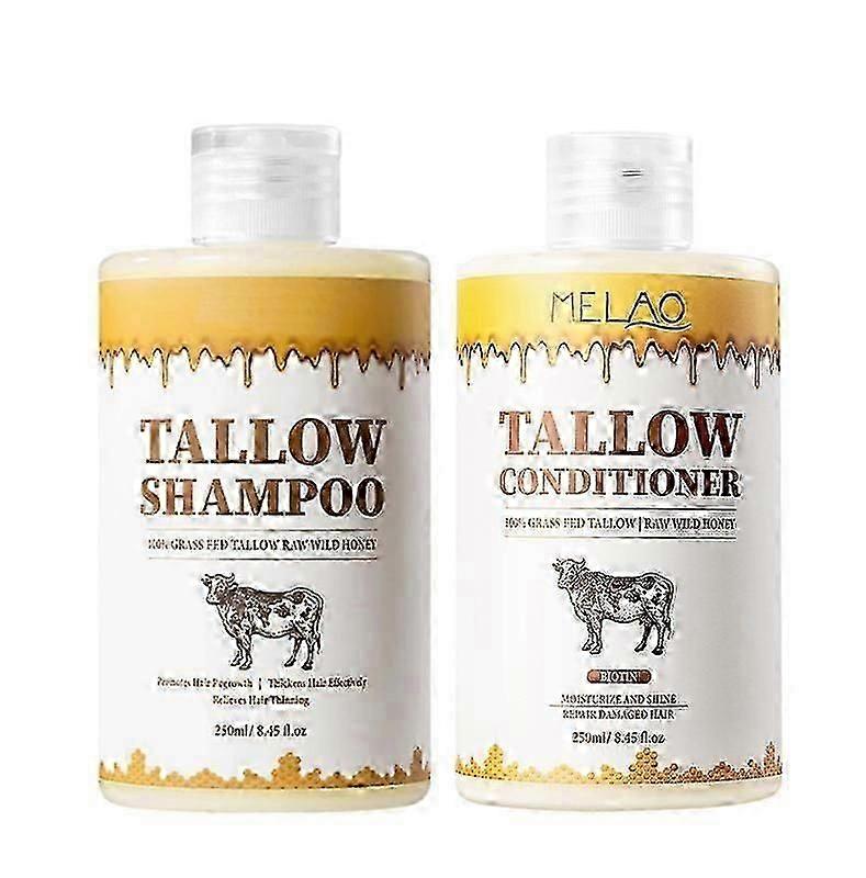 Beef Tallow Shampoo And Conditioner Set