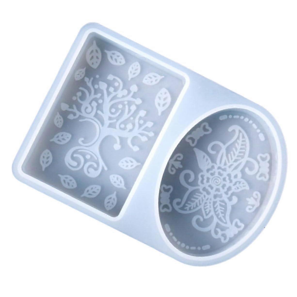 Transparency Silicone Soap Mold with Ethnic Pattern for DIY Soap Making and Candle Crafting