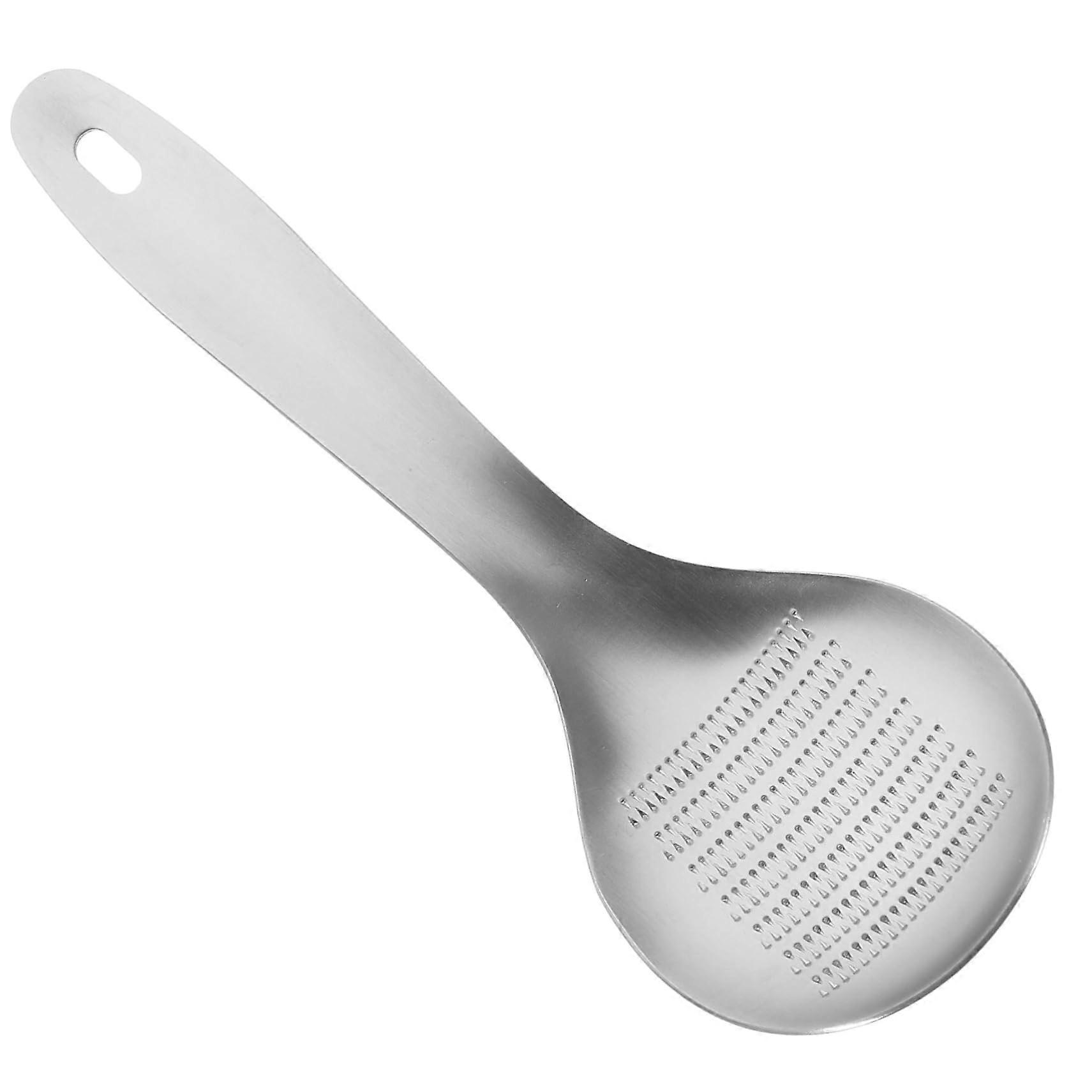 Stainless Steel Garlic Press and Ginger Grater Multipurpose Kitchen Tool with Easy Clean Design Ref: 2289