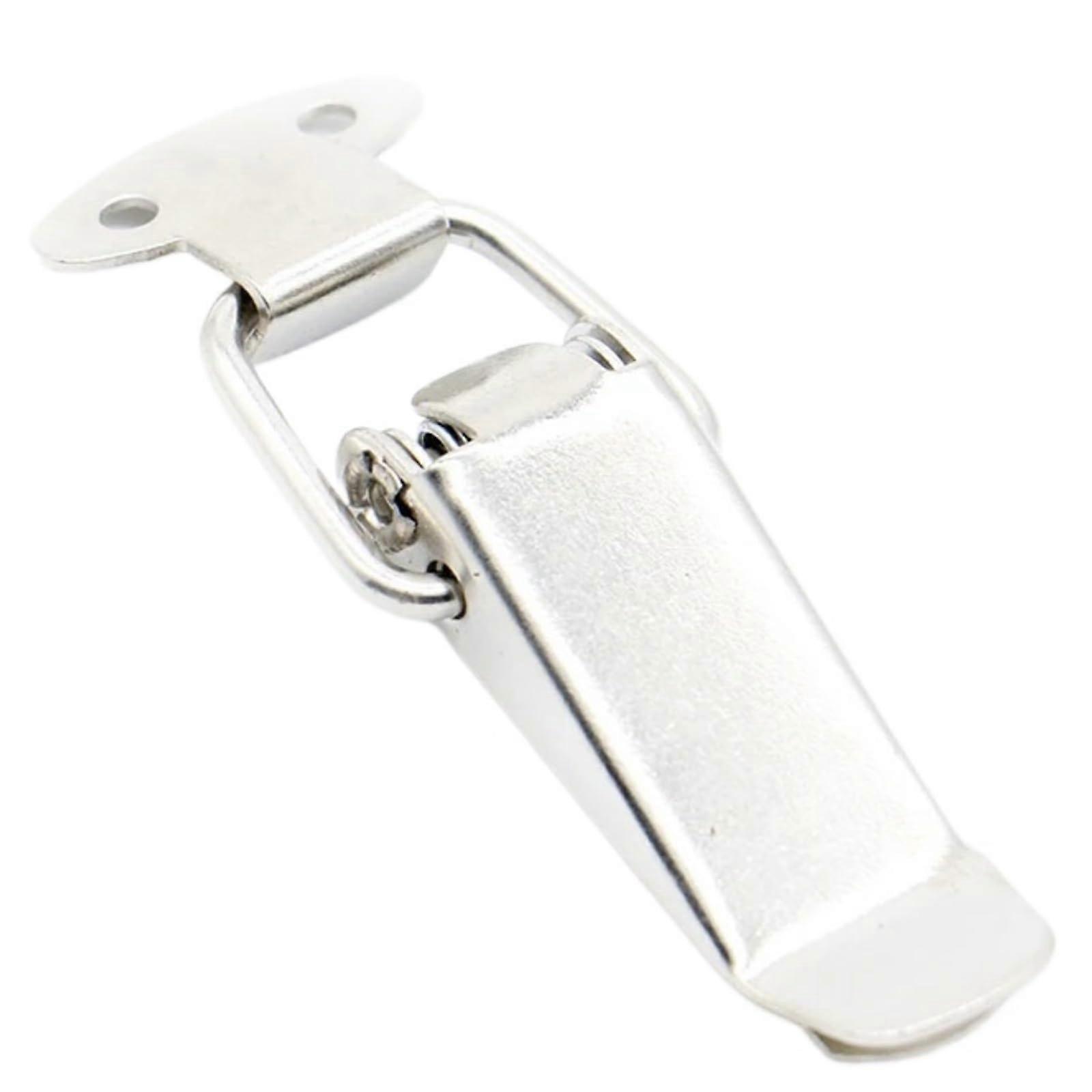 4PC Iron Spring Toggle Latch Lock with Secure Clasp for Toolbox and Cabinet Door