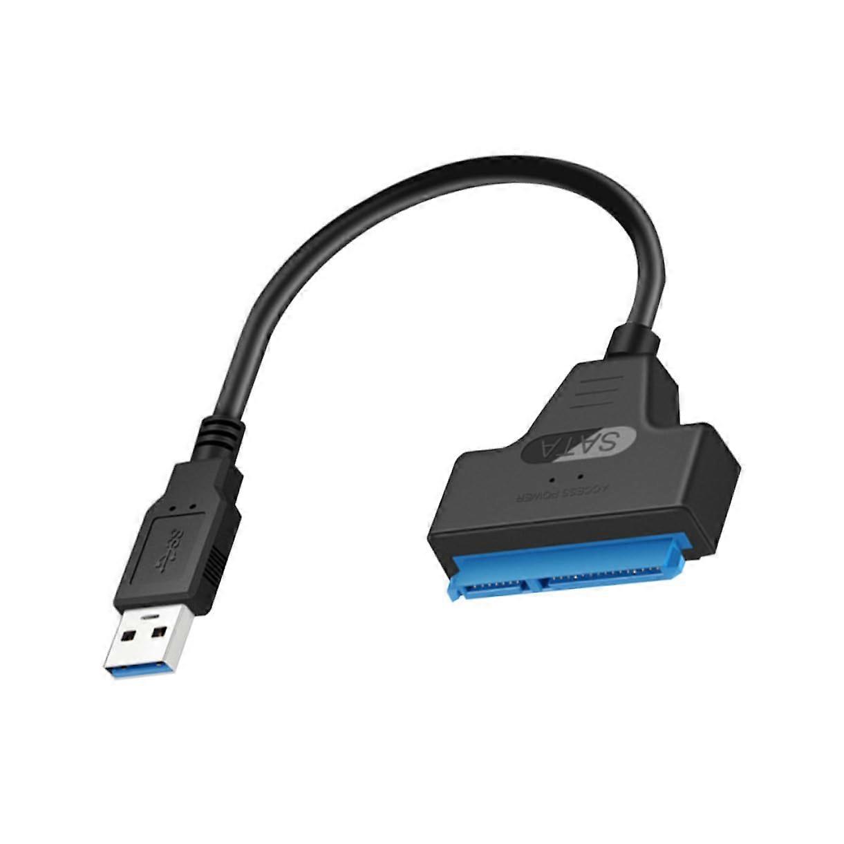 USB to SATA Cable USB 3.0 Speed External Hard Drive Adapter with LED for SSD Backup