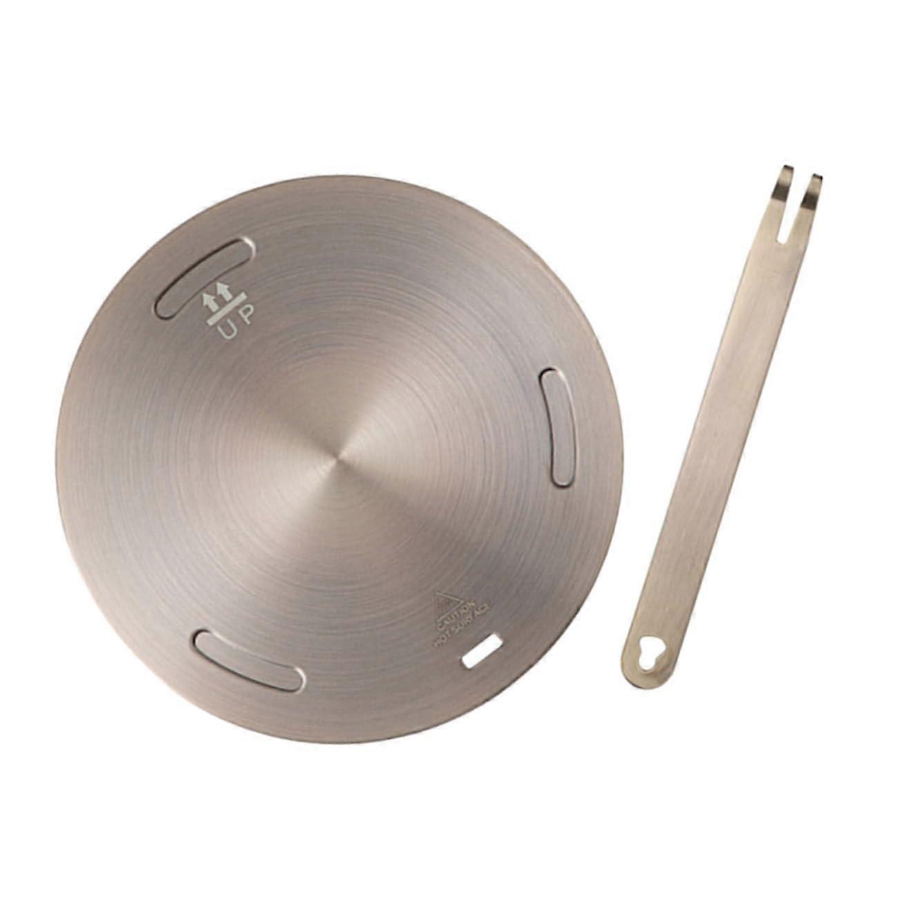 Induction Hob Heat Diffuser Stainless Steel Converter Plate for Non Induction Cookware with Handle