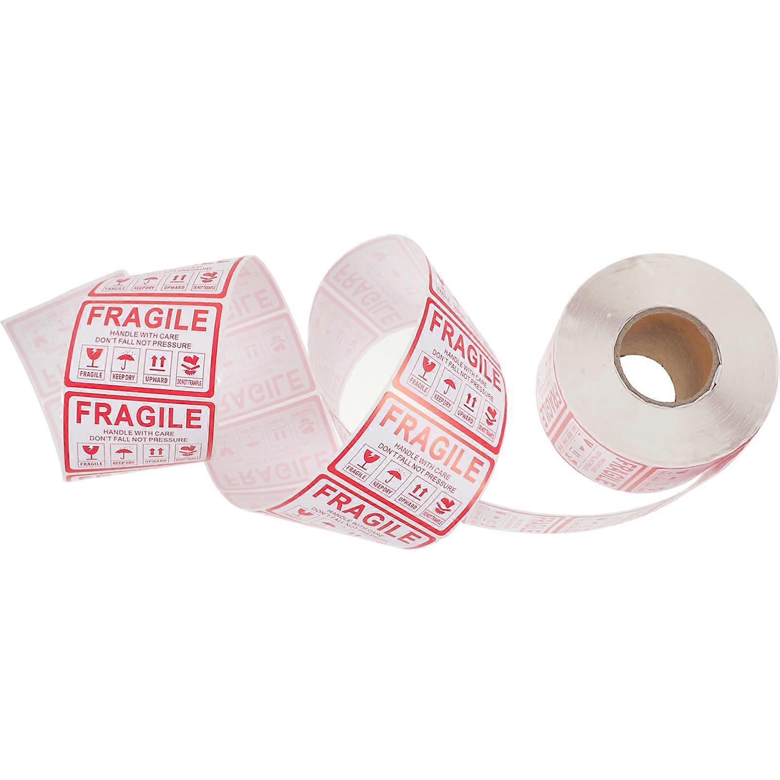 Fragile Stickers Roll Clear Self Adhesive Labels for  Boxes and Moving Package Protection