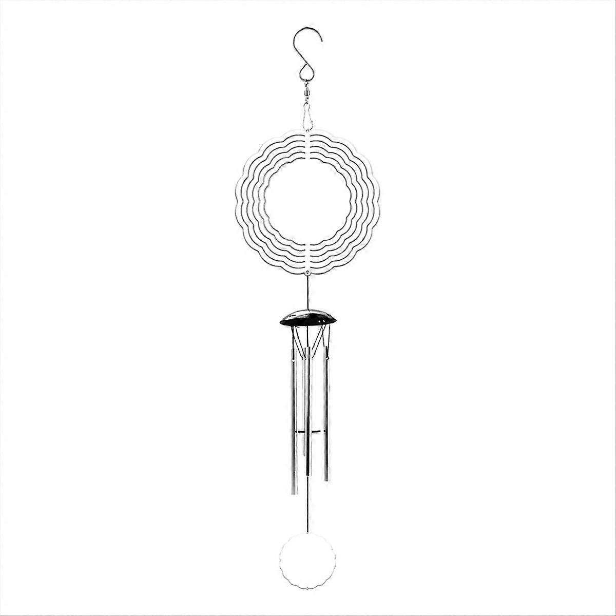 Sublimation Wind Spinner Blanks Outdoor Decor, with 4 Thickened Tubes