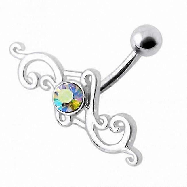 Tribal Silver Belly Ring