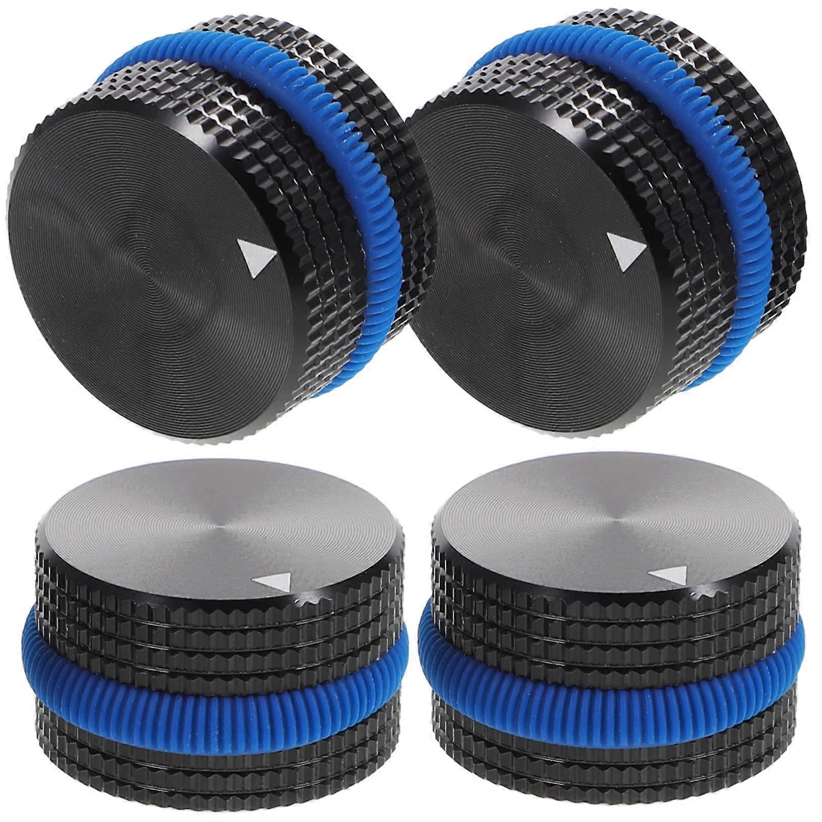 4pcs Aluminum Guitar Knobs Set for Volume and Tone Control, Durable Replacement Caps