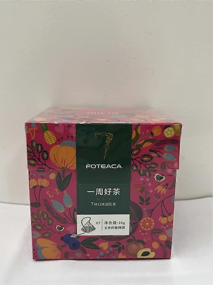 Organic Flowering Tea Set 7pcs Individually Wrapped Blooming Tea Balls Gift for Visual Display
