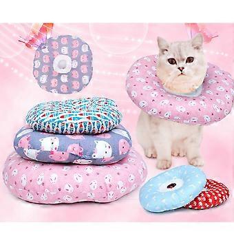 Anti-Lick Collar Pet Recovery Cat Elizabethan Sponge Neck Collar