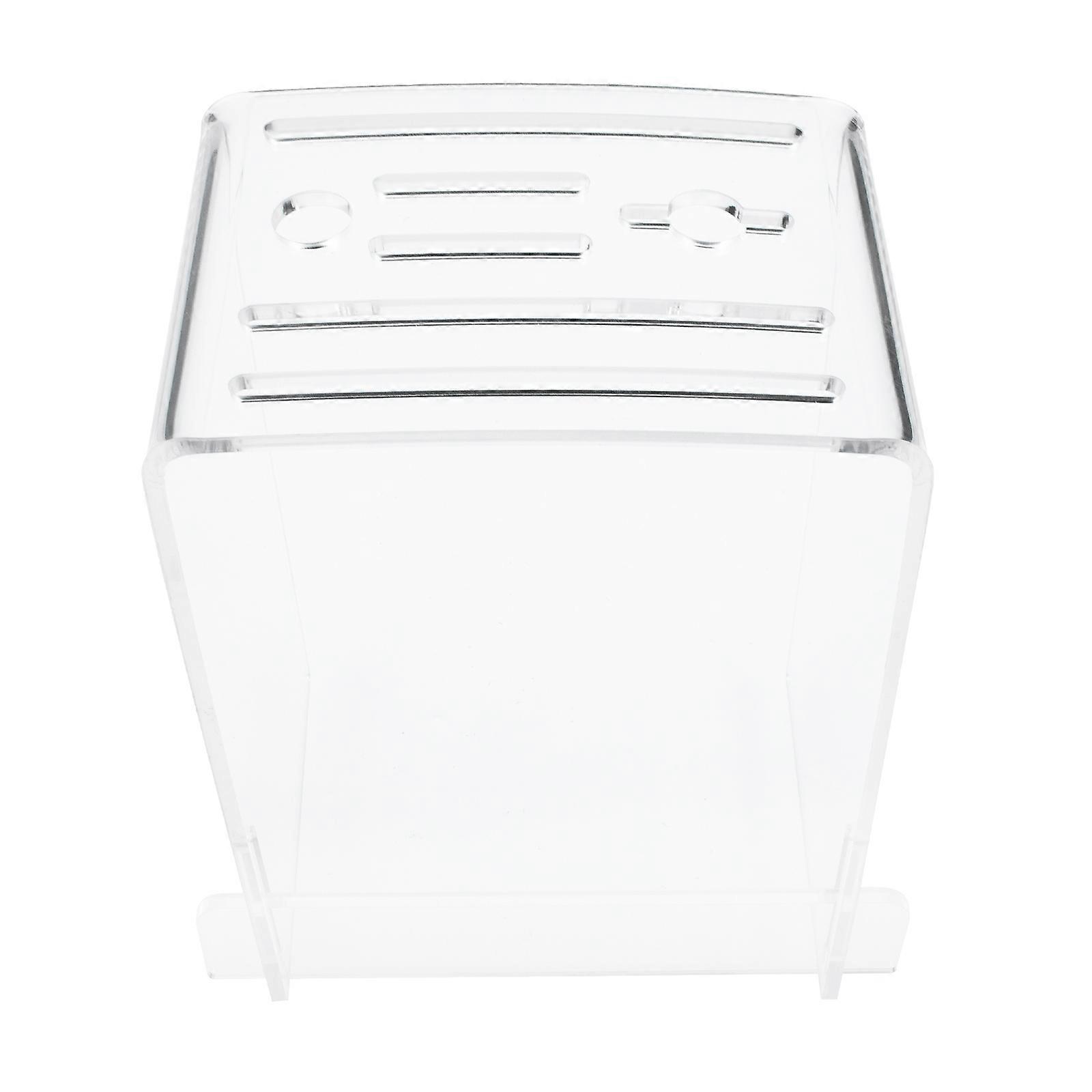 Kitchen Cutter Holder Acrylic Transparent Rack for Multi-Function Storage Holder