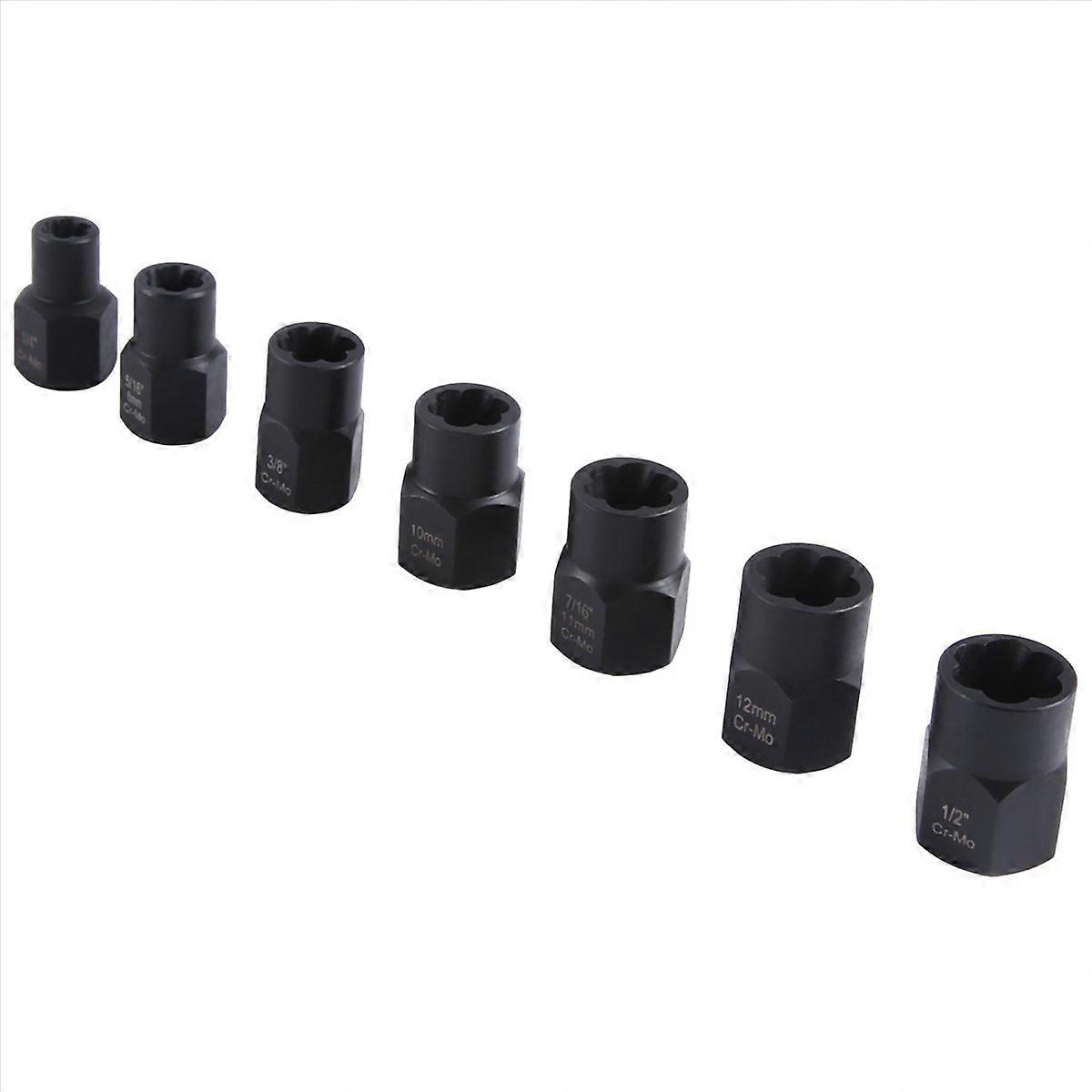 13-Pcs Impact Bolt Nut Remover Set,Nut Extractor Socket,Bolt Remover