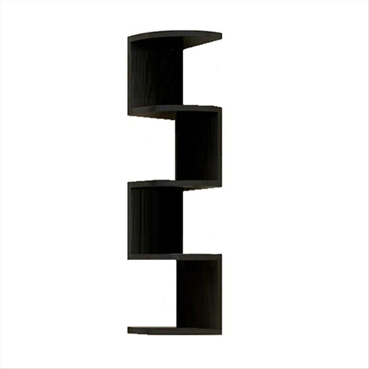 Wall Mounted Corner Storage Rack Classic Wall Rack 5 Layers,A