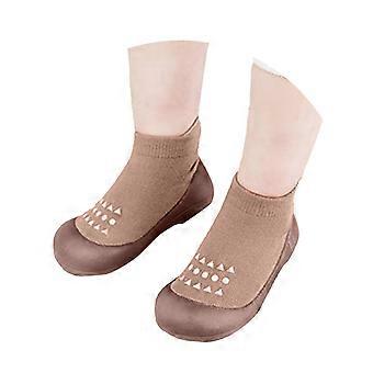 Baby Sock Shoes Boys Girls Non Shoes Breathable Slippers With Soft Rubber Sole Toddler First Walking Shoes -On Sneakers 6-12 Months